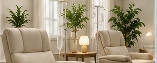 Comfortable IV therapy room